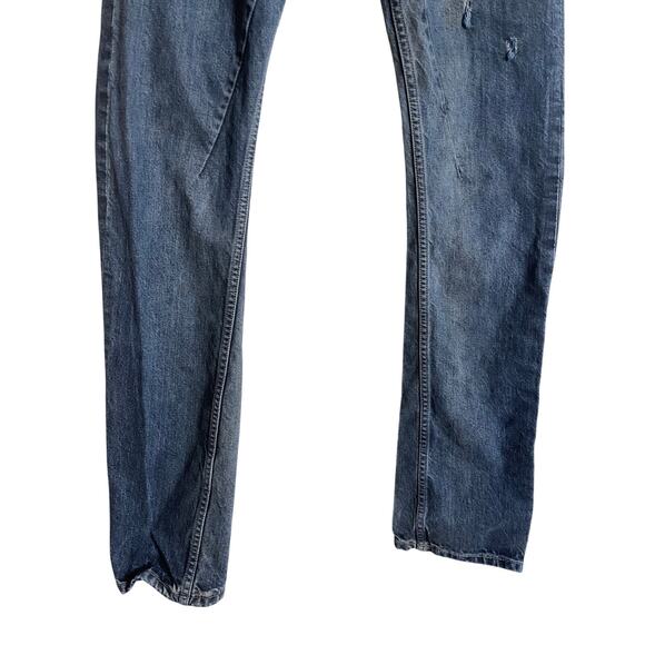 Rick Owens DRKSHDW Blue  Detroit Cut Slim Fit Denim Jeans Mens Size 30 (FLAWED) - Picture 13 of 14